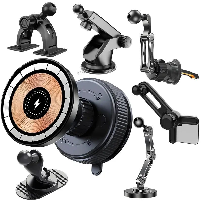 15W Magnetic Car Air Vent Wireless Charging Mount